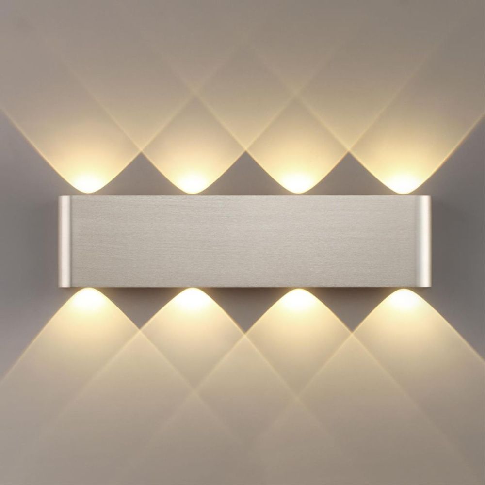Настенный светильник 46 см, 8W, 3000K, Odeon Light Hightech Magnum 7106/8WL, матовый никель