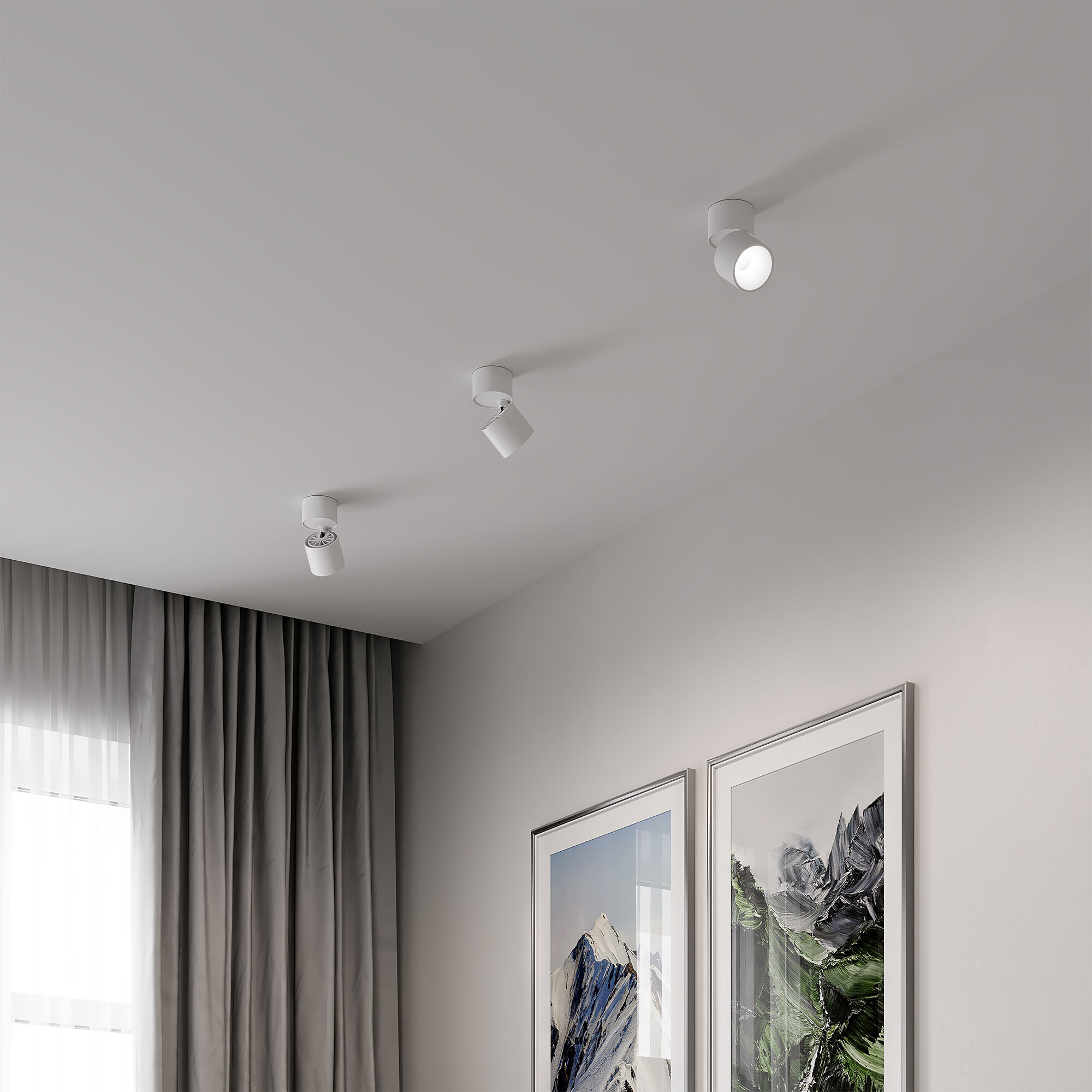 Потолочный акцентный светильник 7,1*7,1*10,8 см, 9W 4000K Elektrostandard Rolly 25112/LED белый
