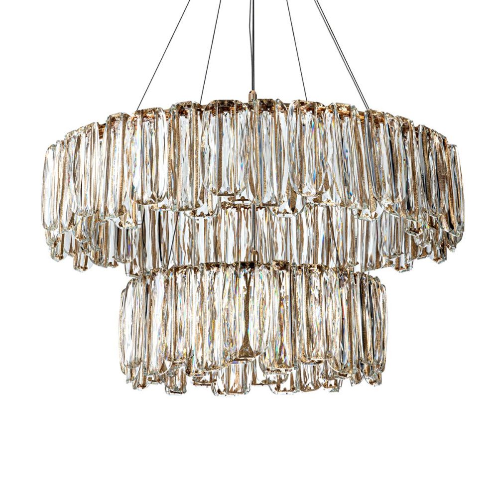 Люстра 50 см, *LED*160W, 4000K, Modelux  ML.5550.800.500 CP, Шампань