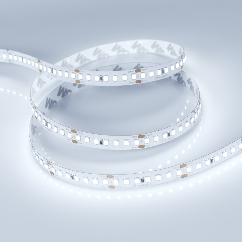 Лента RT 2-5000 24V Cool 8K 3x (2835, 840 LED, LUX) (Arlight, 17 Вт/м, IP20) 019092(1). Цена указана за 5 метров. Продается кратно 5 метрам.