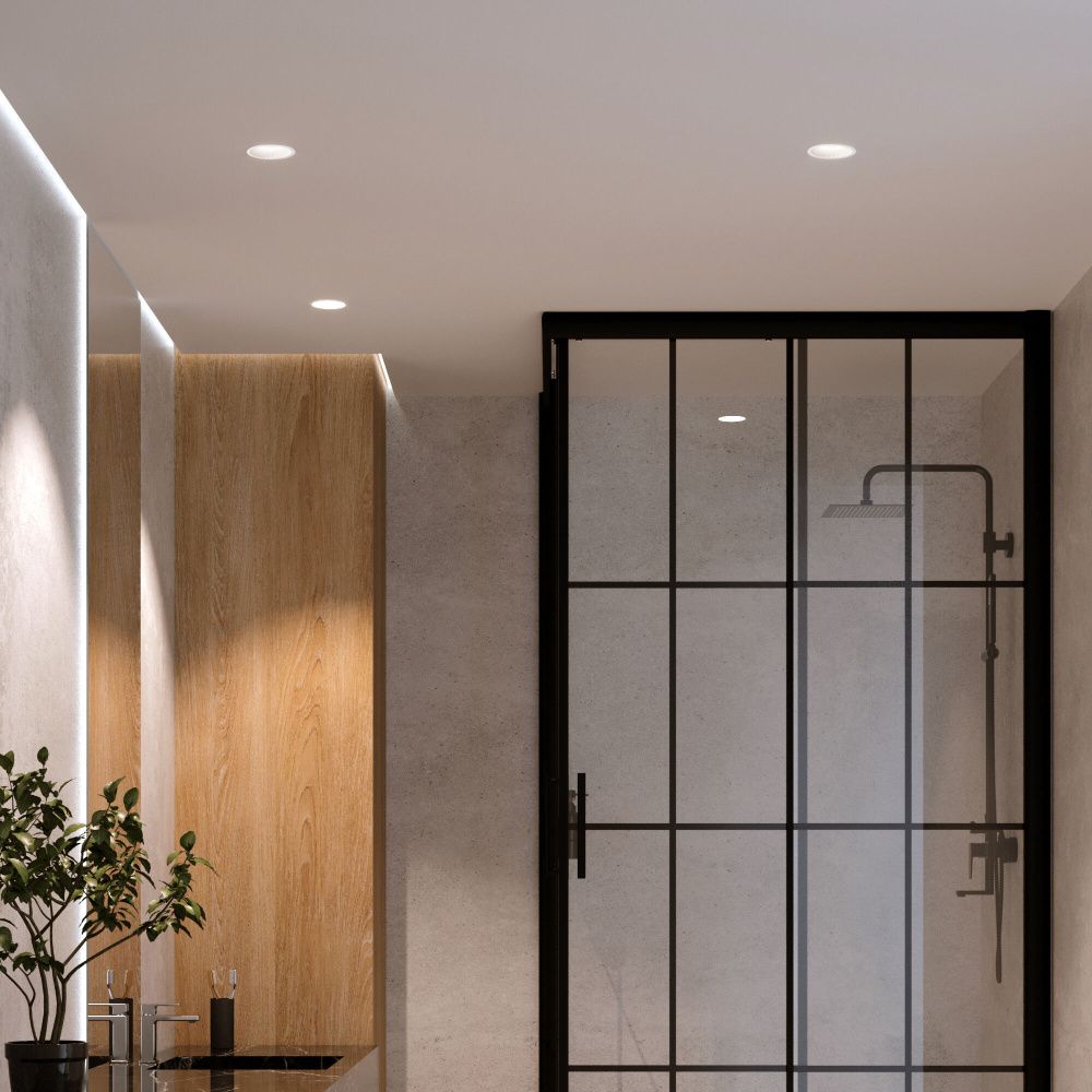 Светильник встраиваемый светодиодный 8, 5 см, вр 7 см, 12W, 3000K, Elektrostandard Arco 15274/LED, белый