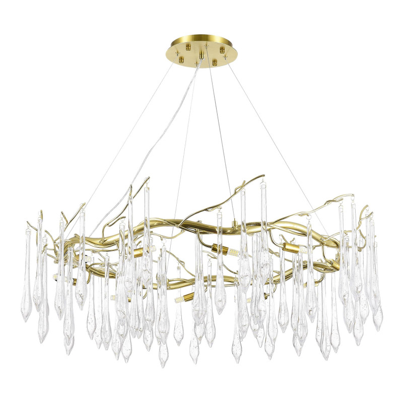 Светильник подвесной 100*40/180 см, 12*5W*G9 4000K ST LUCE Teardrops SL1660.203.12 шампань