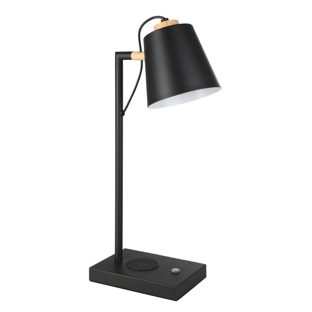 Настольная лампа  24*13,5*50 см, 1*LED коричневый/черный Eglo Lacey-qi 900626