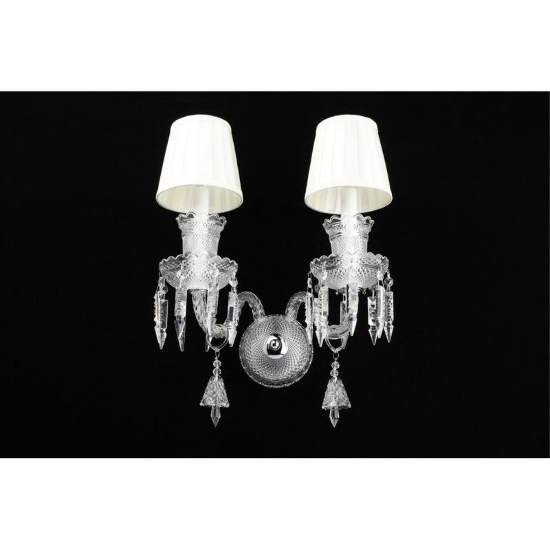 Бра 36*45 см, 2*E14, 40W, Aployt Lara APL.710.01.02, хром