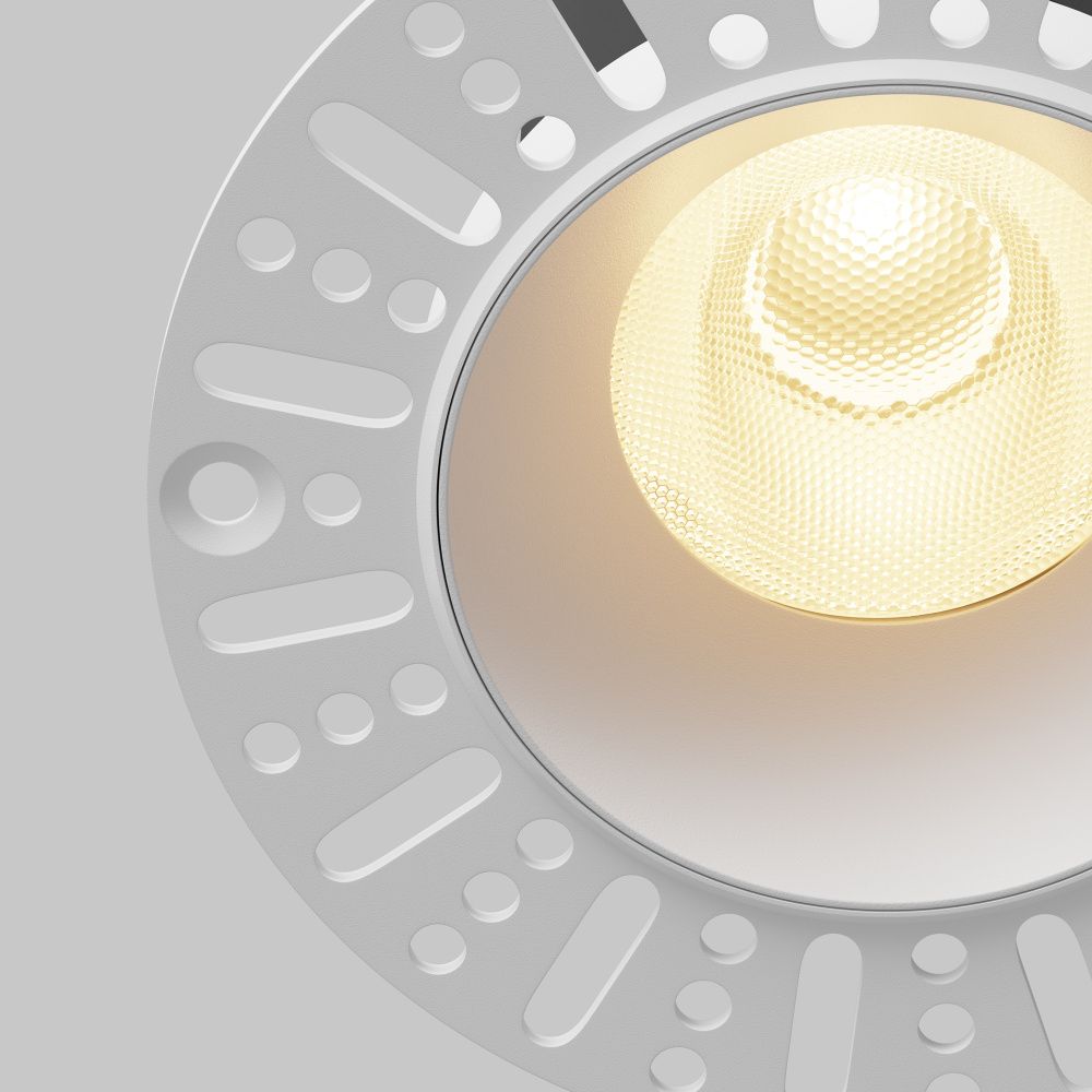 Встраиваемый светильник  DL121-15W-2.7K-TRS-W **-9,8 см, *LED*15W, K, Maytoni technical Dip DL121-15W-2.7K-TRS-W, Белый