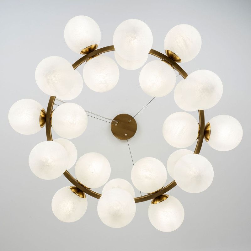 Подвесной светильник 85*80/120 см, 24*Е14 MODESTYLE MS.6117.24 BS латунь