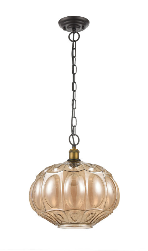 Подвесной светильник  35*155 см, 1*E27 коричневый, бронза Vele Luce Helen VL4266P21