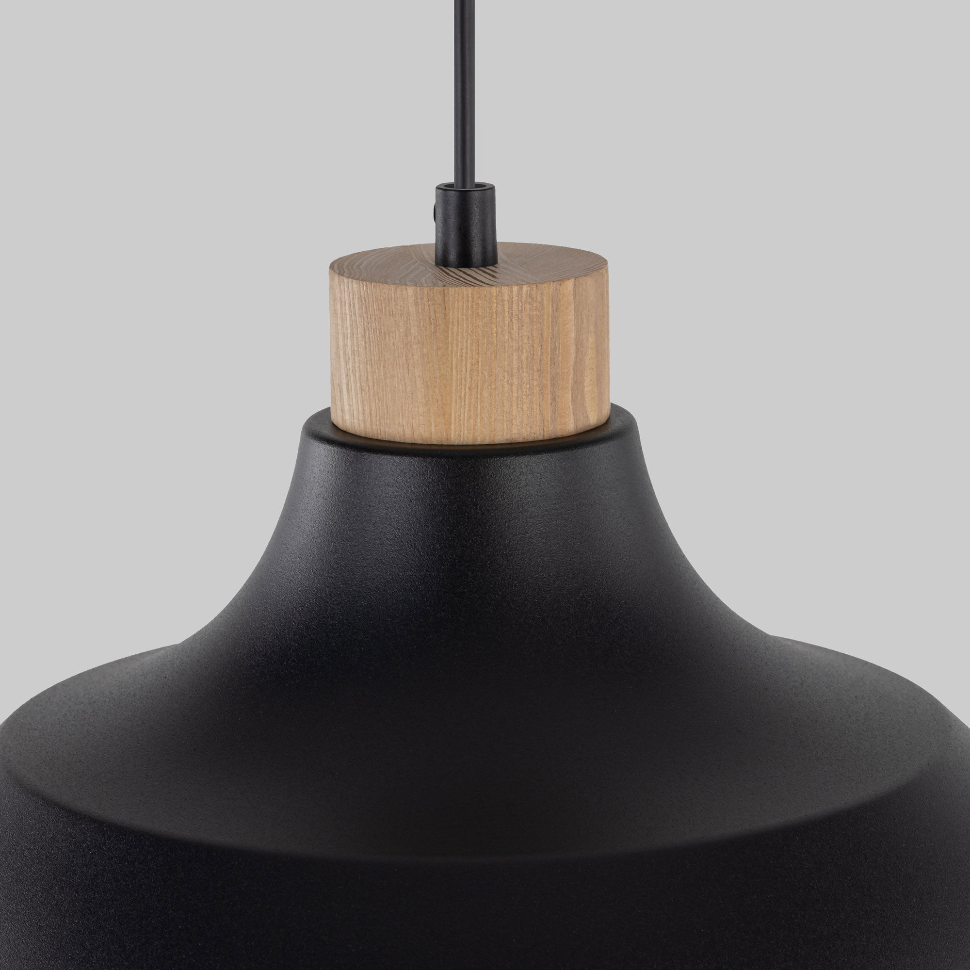 Подвесной светильник 34*34*170 см, 1*E27, W,  TK Lighting Cap 2071, черный