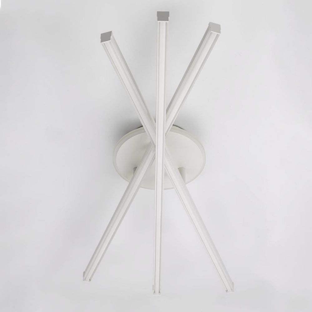 Люстра потолочная с пультом 94*14 см, LED 75W 3000-5500K Citilux Trent CL203630 белый