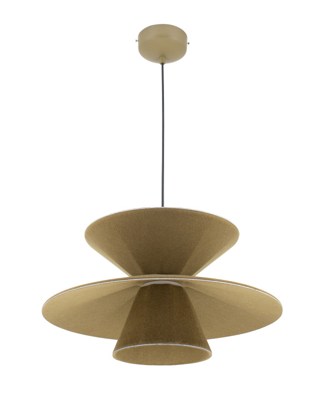 Подвесной светильник 50*182 см, LED, 12W, 3000К, Moderli Mantis V11100-PL зеленый
