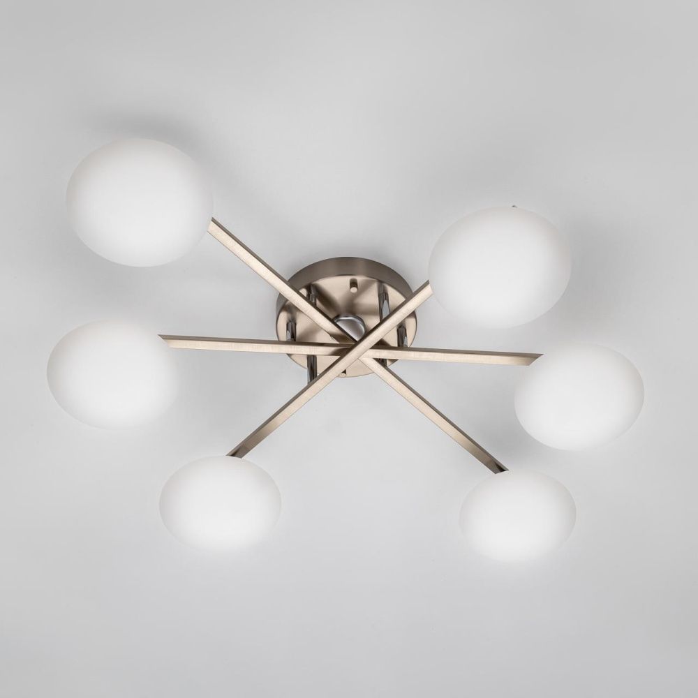 Светильник 87 см, 72W, 7560 Lm, 3000-5500K, 20-26 м2 Citilux ATMAN SMART CL226A161 RGB LED, матовый хром