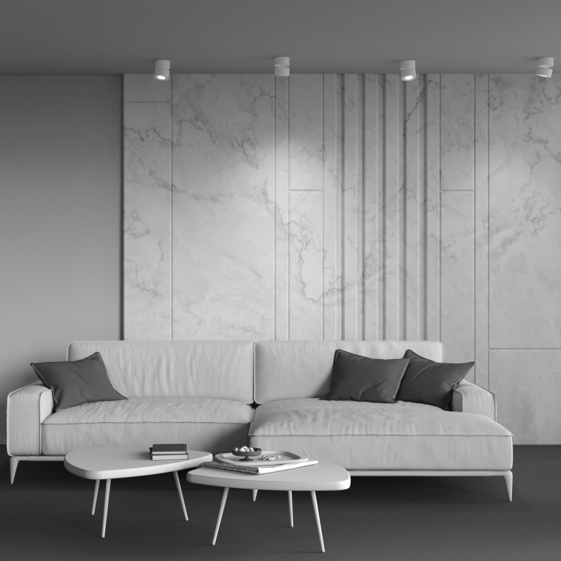 Светильник 10 см, 15W, 3000K, Maytoni Yin C084CL-15W3K-W, белый