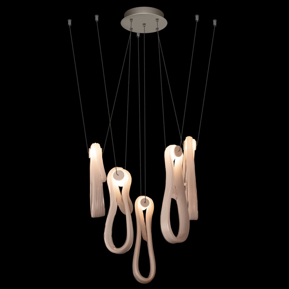 Каскадная люстра 10W, 3000K, Loft IT Series 10400/5, белый