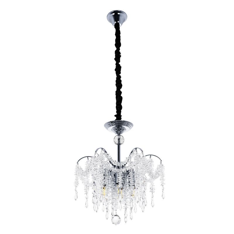 Подвесная люстра 40*60/100 см, 8*Е14 MODELUX ML.855.8 CR хром