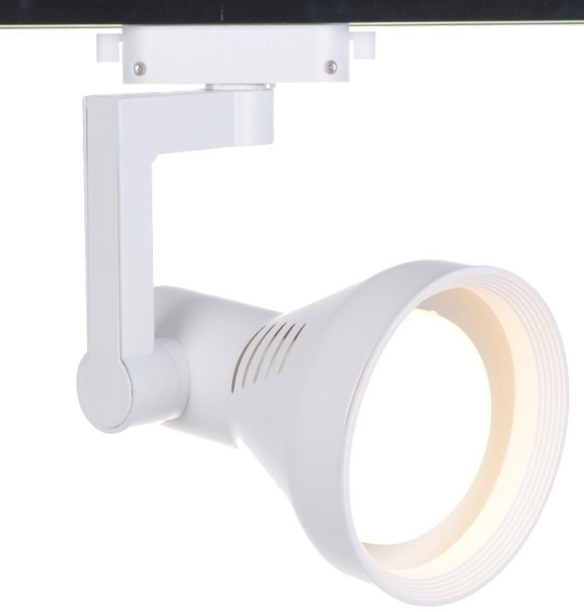 Трековый светильник Arte Lamp Track Lights A5109PL-1WH, белый, 22x19x10см, E27, max 50Вт