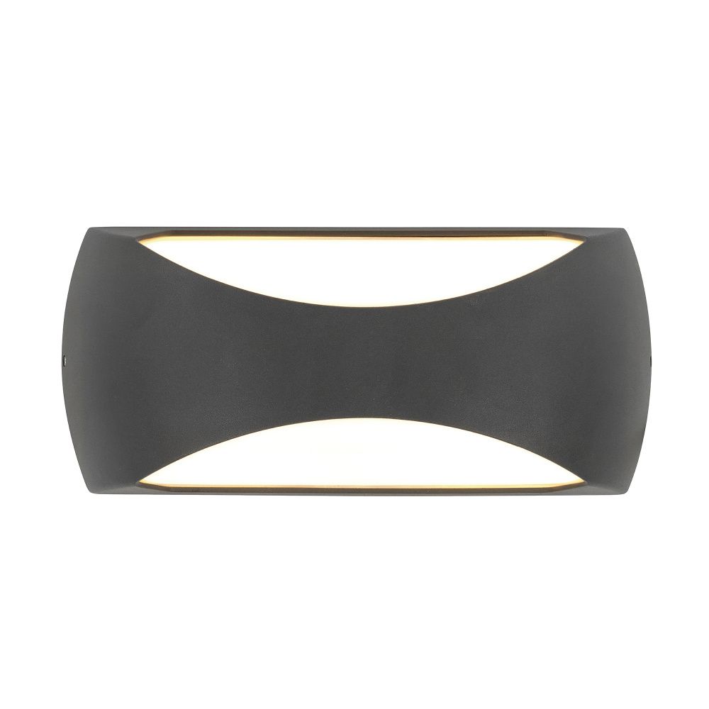 Уличный светильник 23*7,3*10,5-10,5 см, вр  см, *LED*12W, 3000K, Mantra Butan MAN8903, темно-серый