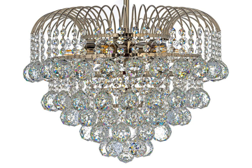 Люстра *48*52 см, 6*E14*40W, Arti Lampadari Bellagio Bellagio E 1.5.50.100 N, Матовый никель