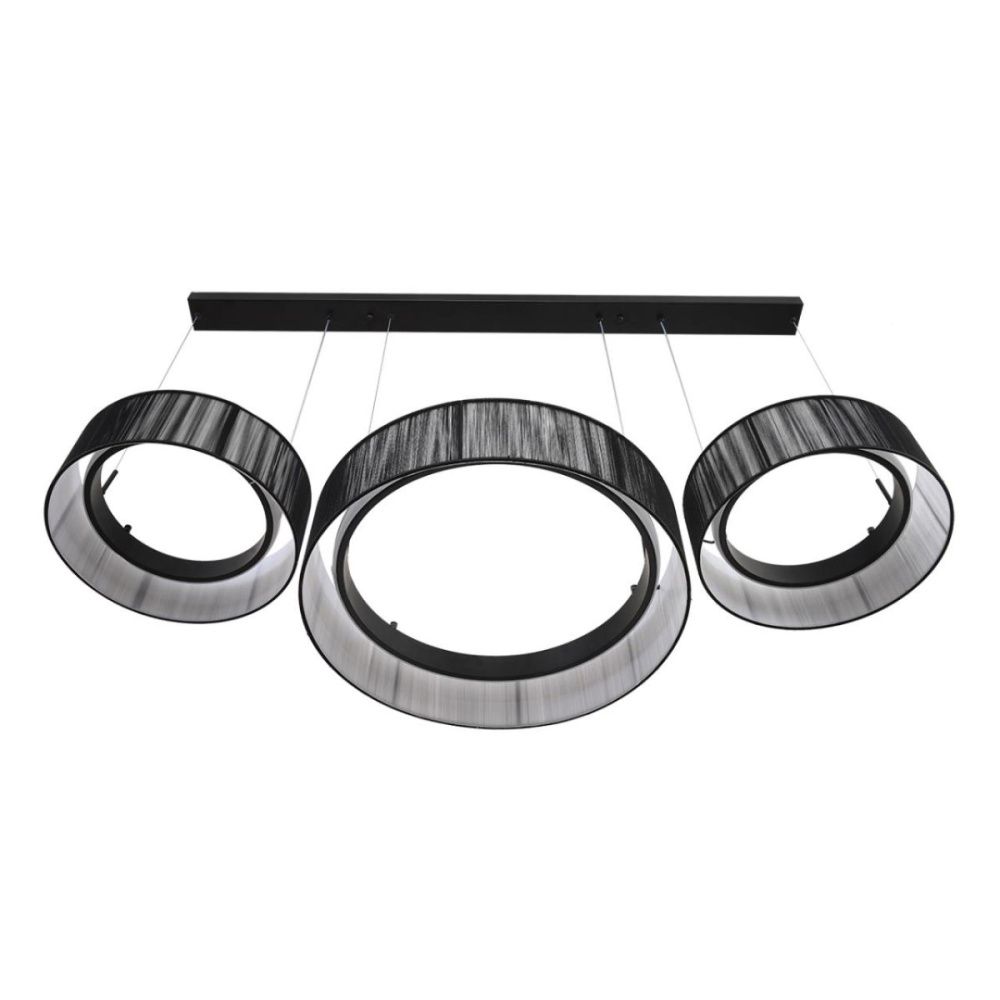 Подвесная люстра 126 см, 70W, 3000-6000K, Lumion Ledio Kava 8371/70L, черный