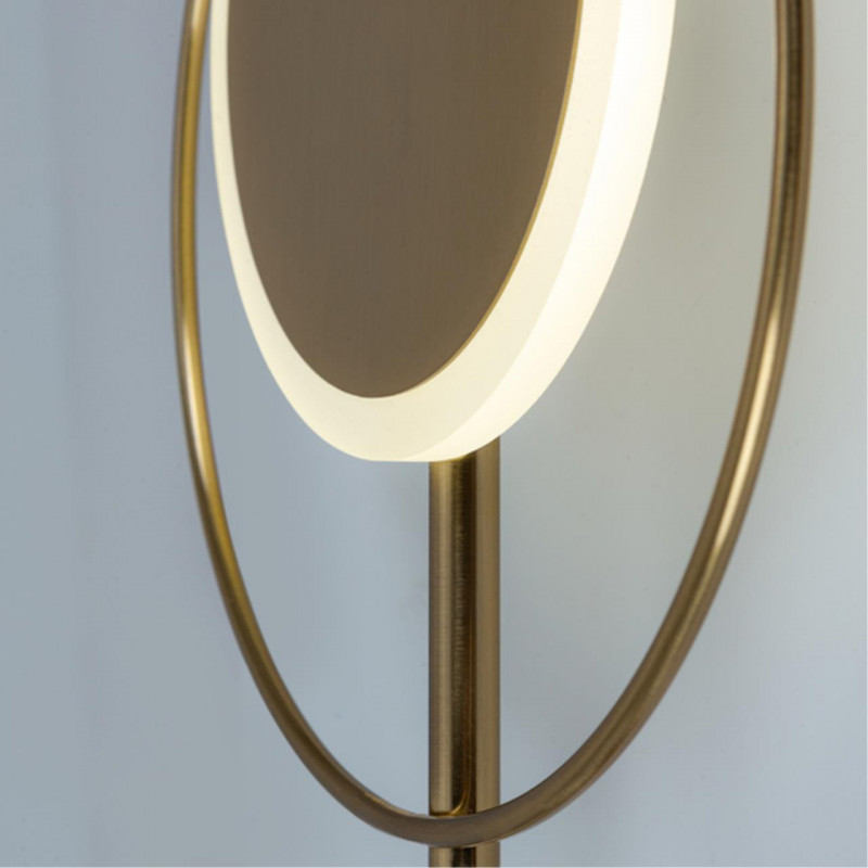 Бра 58 см, 7W, 4000K, Arte Lamp Polaris A2604AP-7GO, золото