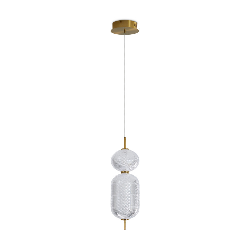 Светильник 15 см, 13W, 3000K, Freya Awella FR6135PL-L13BT, латунь