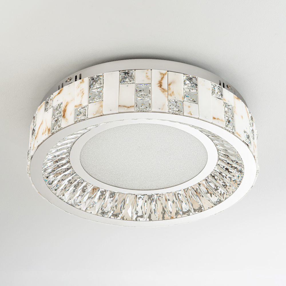 Светильник *50*13,1 см, LED*60W, 3000-6000K, Modelux  ML.2400.500 CR, Хром