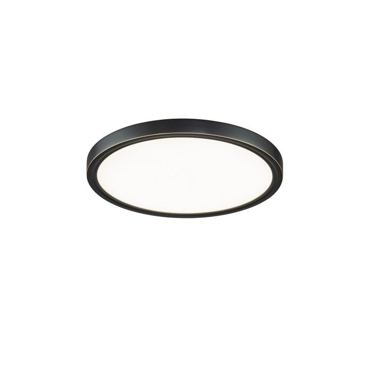 Светильник 30-2,5 см, 1*LED*24W, 3000K, Belfast Glenmore 8088-3H BL, Черный