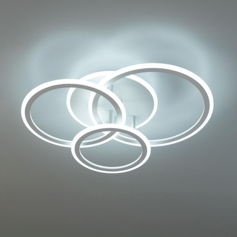 Люстра 61*47*13 см, 75W, 6300 Lm, 3000-5500 К, RGB, 15-20 м2 Белый Citilux Тринити CL238130