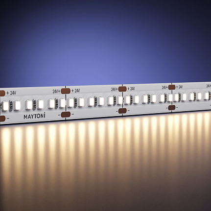 Светодиодная лента Ultra 24В 2216 8Вт/м 3000К 5м IP20 201061 Maytoni  Led Strip, цена за метр, отгружается по  5 м