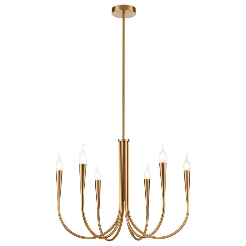 Подвесная люстра 63 см, Velante 368-503-06, бронза