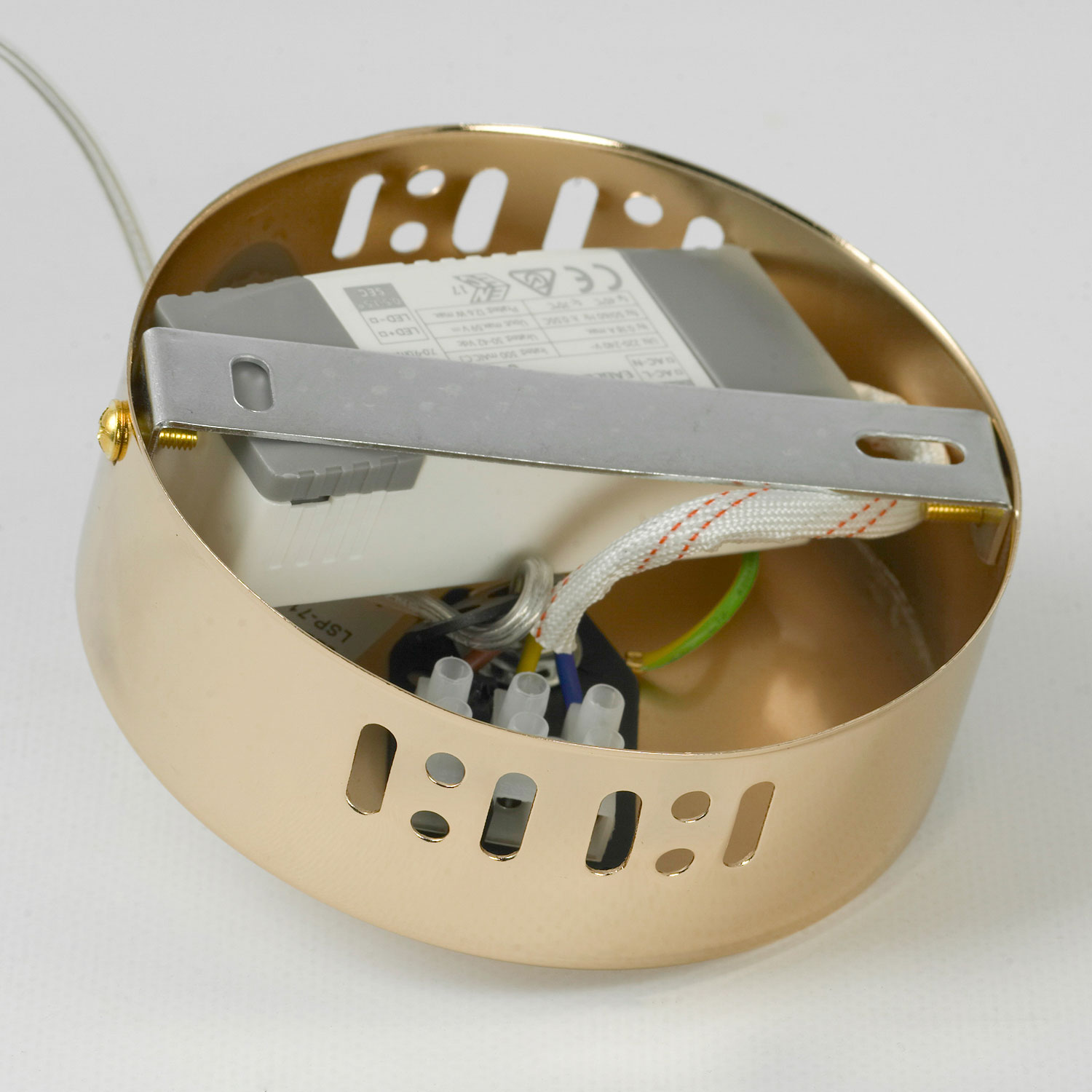 Подвесной светильник 15*170 см, 1*LED*21W 4000K блестящее золото Lussole Duval LSP-7143