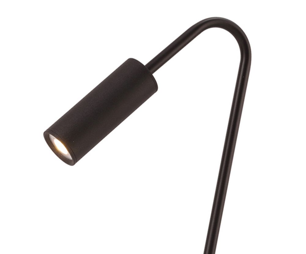 Настольная лампа 20*46 см, LED 5W, 4000K Грау черный Kink Light 07045-1,19
