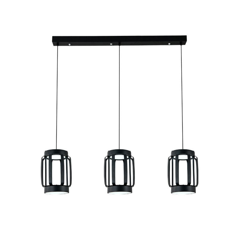 Подвесной светильник 88,6*16*150 см, LED, 70W, 3000К-6000K, Indigo CAPSULA V000157L черный, 14027/6P Black