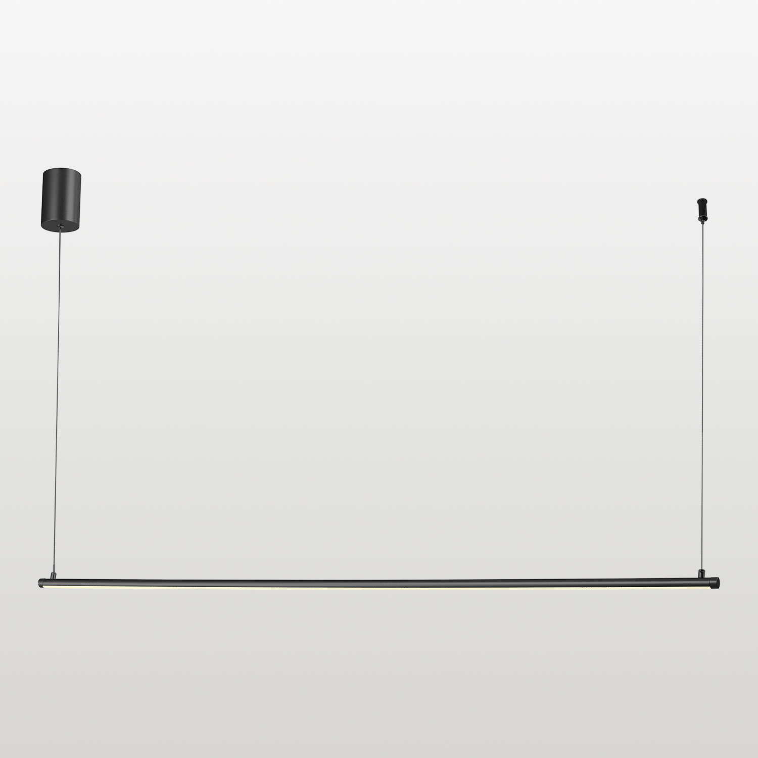 Линейно-подвесной светильник 120*35 см, 1*LED*20W 4000K Lussole Gilmer LSP-0932 черный