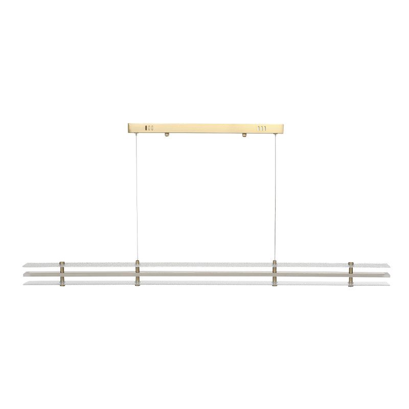 Подвесной светильник 120*8*80 см, 1*LED*30W, 4000K, ST-Luce Fagy SL6245.223.01, золотой