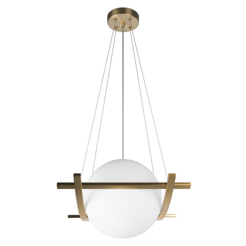 Подвесной светильник 38*38*-27,5 см, 1*E27*40W, LOFT IT Swing 10424/250, бронзовый