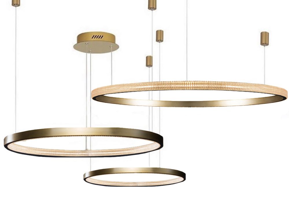 Подвесной светодиодный светильник Inodesign Cruise Gold 44.4040