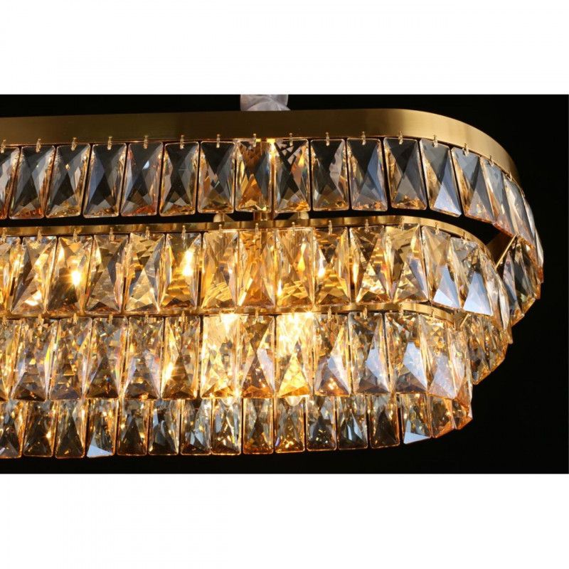 Подвесная люстра 90*32*40-90 см, E14, 40W, Aployt FRANCHESKA APL.837.03.12, бронзовый