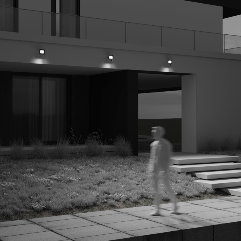 Прожектор 16 см, 30W, 4000K, Maytoni Flood FL001-L30B4KSR, черный