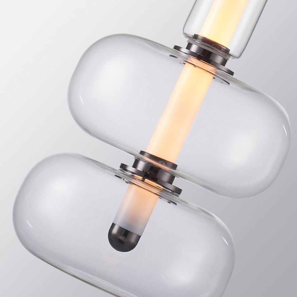 Подвесной светильник 22-150 см, LED*22W, 3000K, iLedex Cosmo 10007-A2 SM, Черный