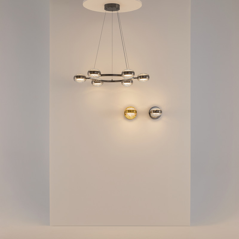 Светильник 78 см, 60W, 3000K, Maytoni Mind MOD299PL-L60BC3K, черный хром
