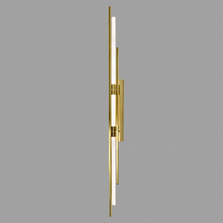 Бра 4,5*7-80 см, LED*7W, 300K, Belfast Glenvale 81079-80 BR, Латунь