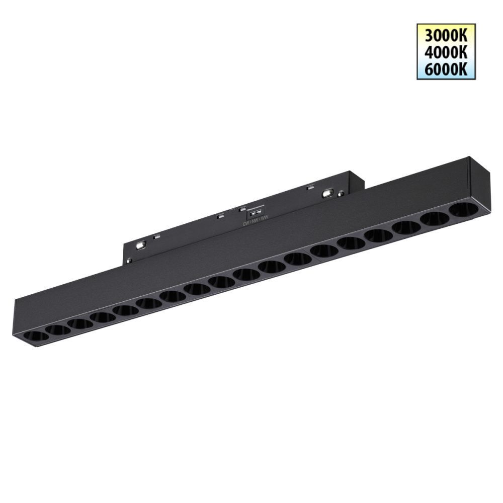 Трековый светильник 33 см, 18W, 3000-6000K, Novotech 359623, черный