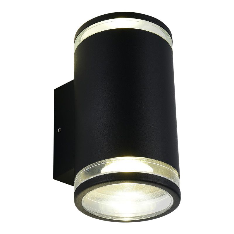 Светильник настенный 12,2*10*18 см, 2*GU10*50W, ST-Luce Tubo SL9009.401.02, черный