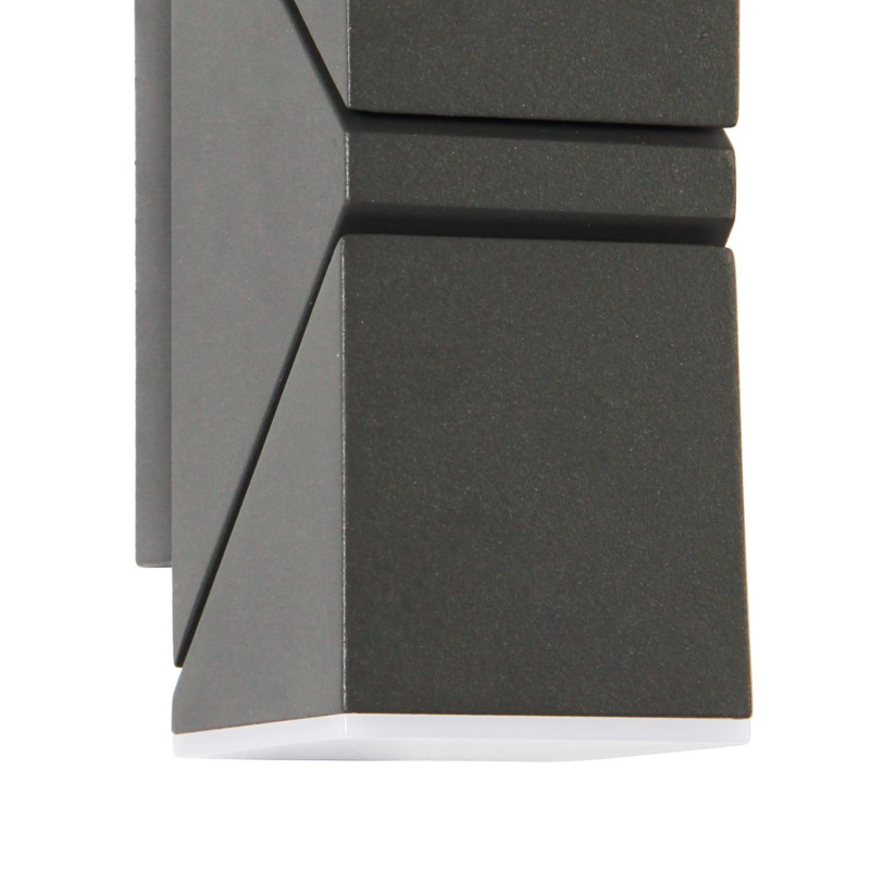 Уличный светильник Favourite Pilon 3027-2W, D80*W62*H156, каркас черного матового цвета, поворотные плафоны со акриловым отражателем, IP54