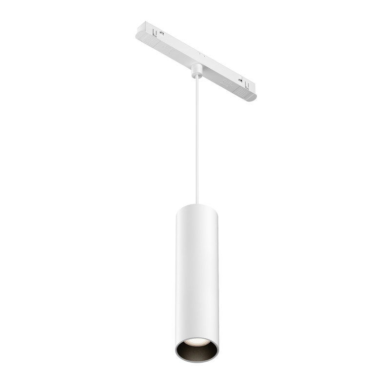 Трековый подвесной светильник Focus Led Exility 3000-6000K 12Вт 36° Dim Dali 124*5,2*19,2 см, LED*12W TR041-4-12WTW-DD-W Maytoni, Белый