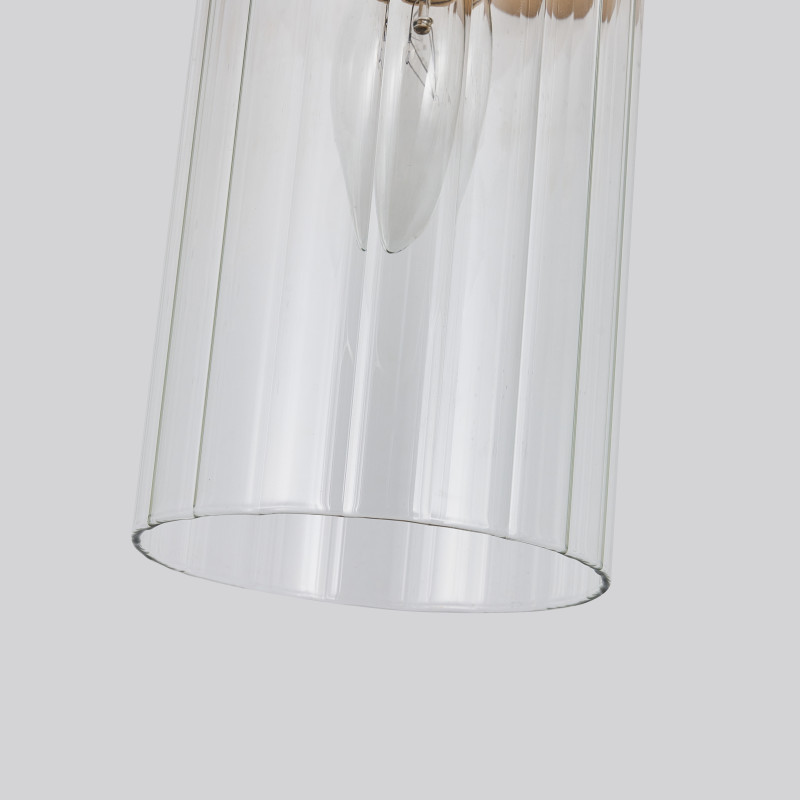Бра Favourite Radiales 3099-2W, D135*W120*H450, золота, плафоны из прозрачного рельефного стекла