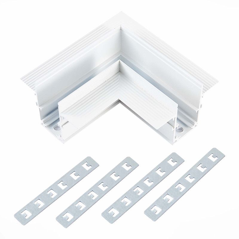 Коннектор 10*10*4,7 см, ST-Luce Track White magnet in ГКЛ 12мм ST1007.529.12, белый