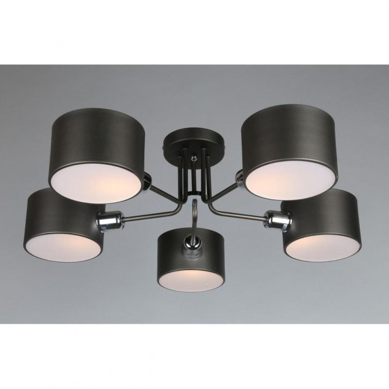 Люстра 70*32 см, 5*E27, 40W, Omnilux Omnilux 545 OML-54507-05, коричневый