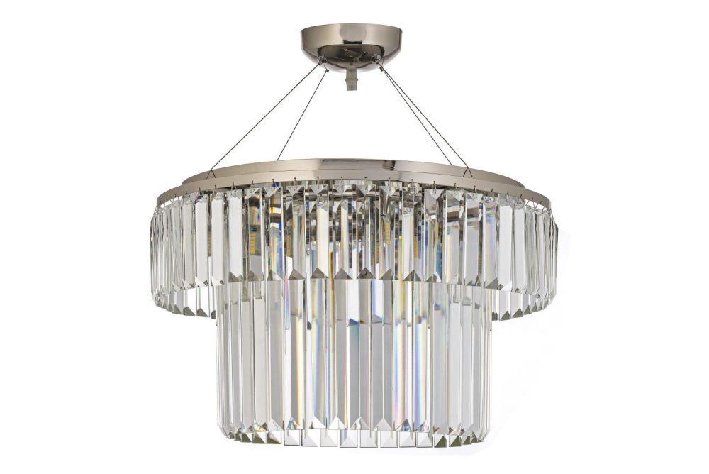 Люстра подвесная *50*26 см, 8*G9*40W, Arti Lampadari Enio Enio E 1.5.D50.100 NP, Никель