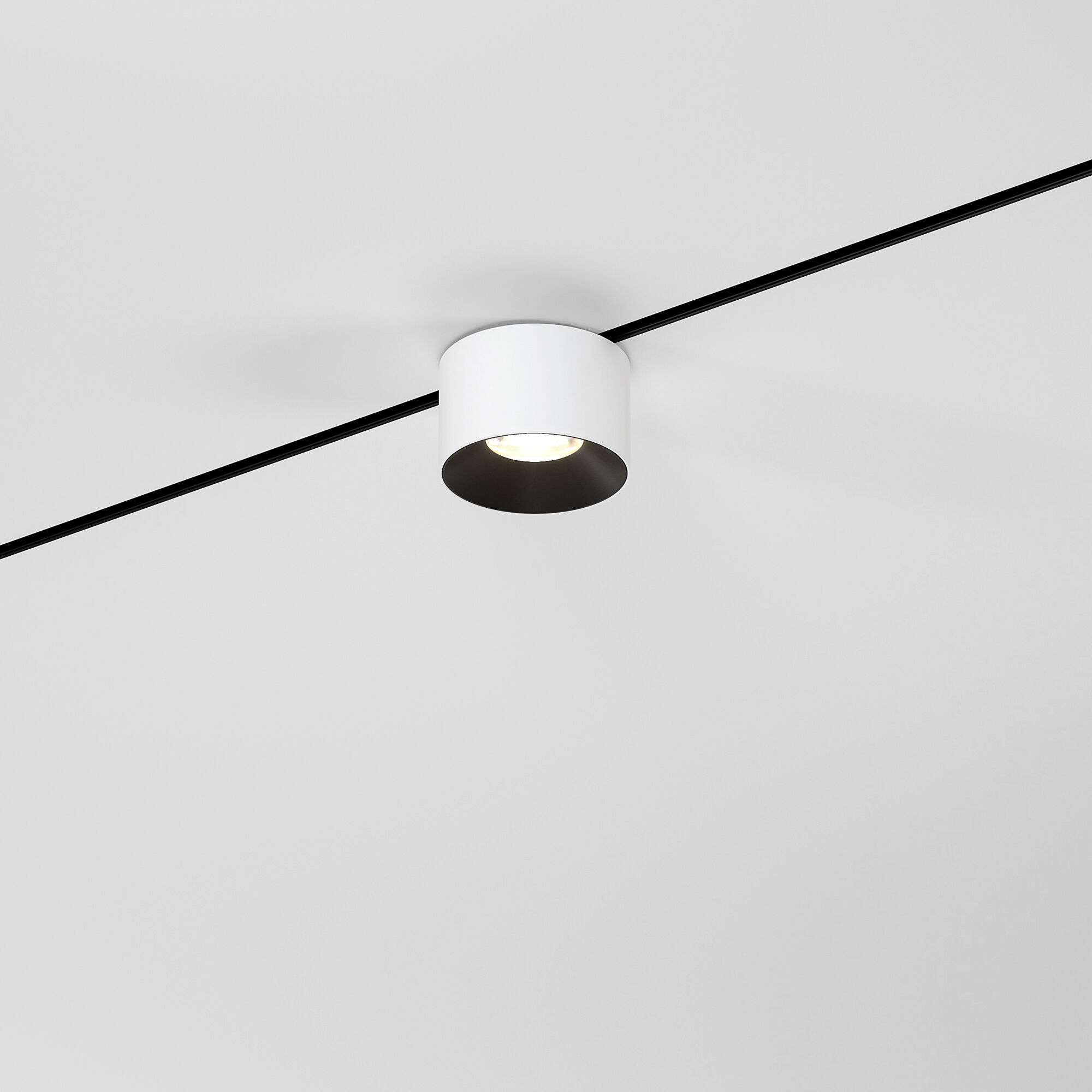 Трековый светильник 6 см, 5W, 3000K, Elektrostandard Mini Magnetic 85205/01, белый-черный
